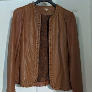 Reba Leather Blazer/ jacket